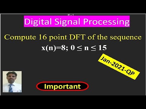 Compute 16 point DFT of the given sequence