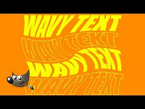 How to Create Wavy Text in GIMP | Beginner Text Effects