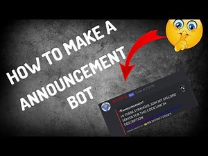 How To make a announcement bot on Discord | USING REPLIT |
