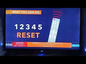 fixing open view no signal