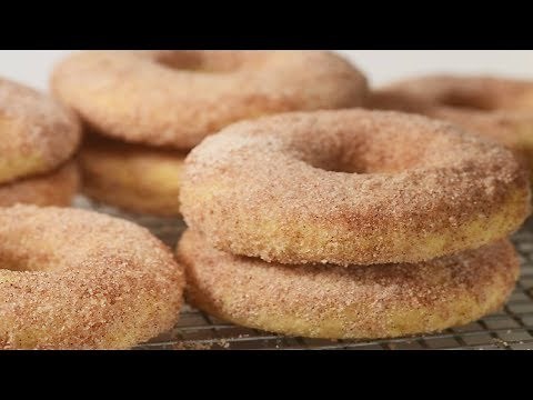 Baked Cake Doughnuts Recipe Demonstration - Joyofbaking.com