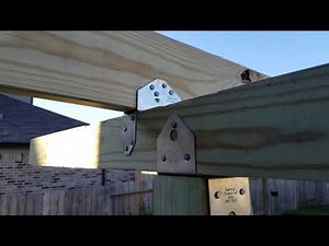 I built a cover for my patio. How to build a covered patio DIY video.