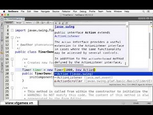 Java Swing Timer Demo