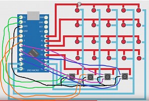 Button Box/matrix coding and wiring help