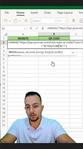 How to Make QR Codes in Excel | Qr Code generator with Excel | Image Function with Api