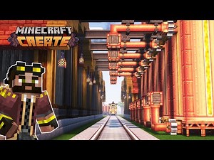 I built a PERSONAL DELIVERY SERVICE in Minecraft Create Mod!