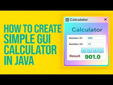 How to Build a Simple GUI Calculator in Java Beginner Java Swing Tutorial