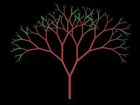 Python Turtle Graphics - Fractal Tree
