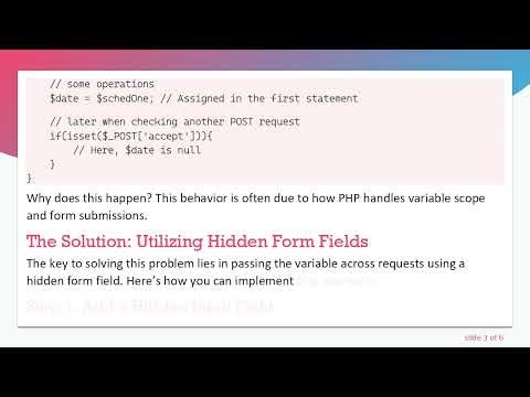 Resolving PHP Variable Scope: Why is My Variable Null?