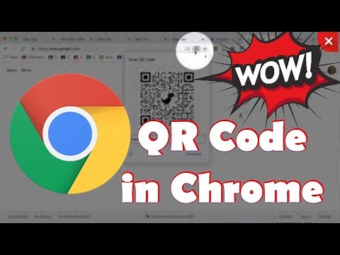 Getting the QR code automatically in Google Chrome