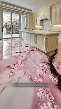 Unbelievable Floor Art Using Real Trees & Resin! 🌳✨🏡