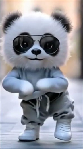 "Cute Baby Panda Dance 😍 | Funniest Panda Moves Ever! 🐼💃 | #Shorts #4kViral"🐼🐶