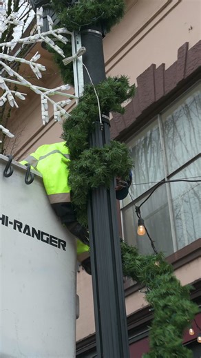 Our Operations crew brought the shine. Downtown Springfield and Glenwood are officially sparkling for the season! ✨ | City of Springfield, Oregon Government
