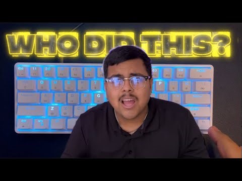 WHO MADE THIS KEYBOARD?? ‪@Mrwhosetheboss‬ #keyboard #gadgets #technology