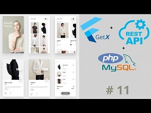 Flutter Api Integration | Connect Flutter to MySql | XAMPP Server LocalHost | eCommerce App Tutorial