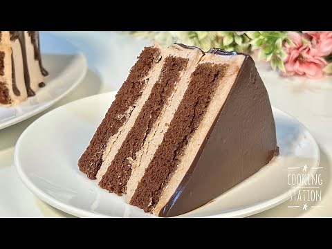 Fluffy & Moist Chocolate Cake Recipe | Easy Homemade Chocolate Cake