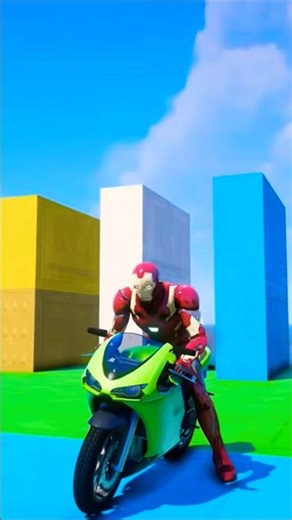 IRON MAN CARTOON GAME #gta #ironman #cartoon