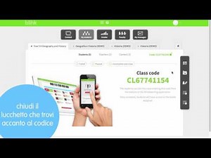 Tutorial | Creare classi | Italiano | BlinkLearning