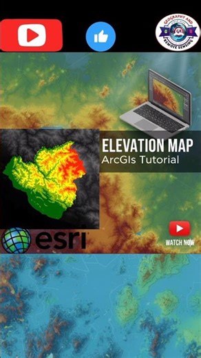 Quick ArcGIS Elevation Map in Minutes | Reclassify| #shorts #elevation