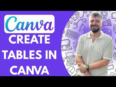 How to Create Tables in Canva (Full 2025 Guide)