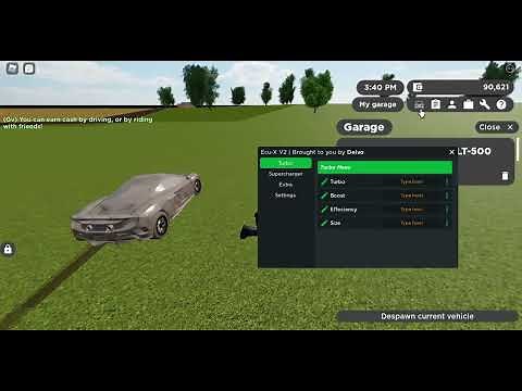Greenville script/ Ecu-X V2 gui Lots of commands like speed car height and more