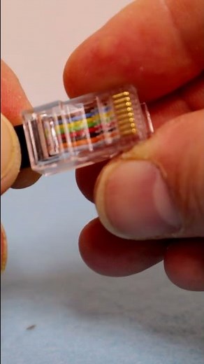 How to Crimp an RJ45 Connector on a Modular Flat Ethernet Cable for a Short Connection