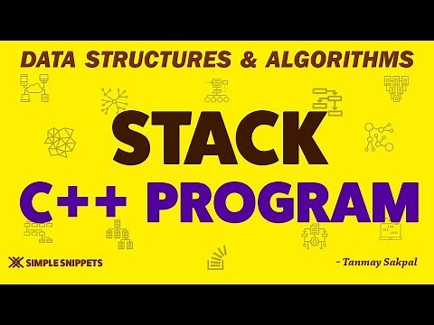 Stack Data Structure in C++ Programming (using arrays) | All Stack Operations | Part - 2