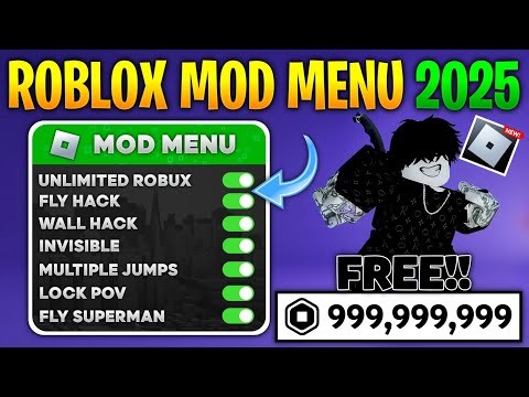 Roblox Mod Menu Unlimited Robux Update 2025 | Roblox Mod Apk Unlimited Robux & Speed Fly Jump Hack