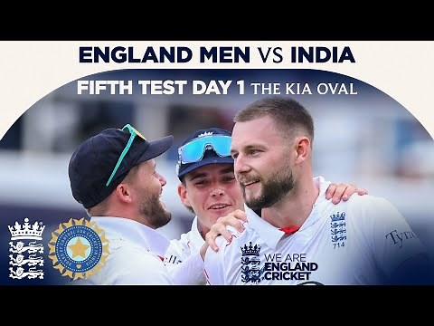 Atkinson Returns With Wickets | Highlights - England v India Day 1 | Rothesay Test 2025