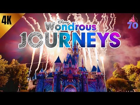 Wondrous Journeys Fireworks Show in 4K | Disneyland 70th Anniversary | May 2025