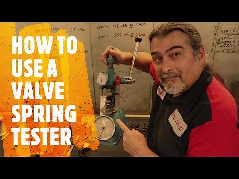 HOW TO USE A VALVE SPRING TESTER