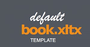 How to set a default template in Excel