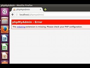 Phpmyadmin (php 5.6) - the mbstring extension and mysql|mysqli is missing in Ubuntu 16.04