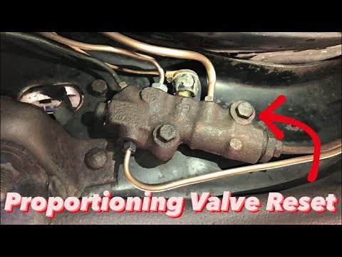 GM Proportioning Valve Reset