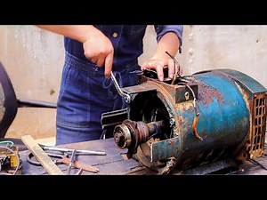 💡How To Manual Repair A Broken Old Generator (Explained) | Perfect Restoration