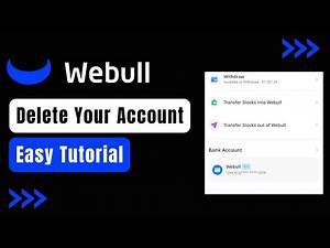 How to Delete WeBull Account !