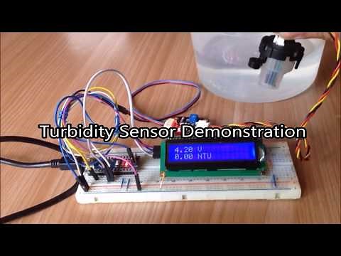 Arduino Turbidity Sensor Demonstration