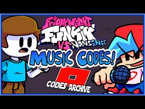 ALL Friday Night Funkin VS NONSENSE Music CODES/IDs for ROBLOX!