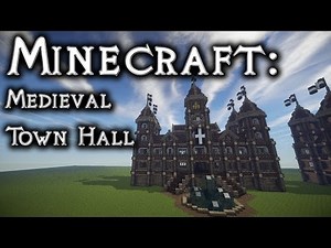 Minecraft: Medieval Town Hall Tutorial