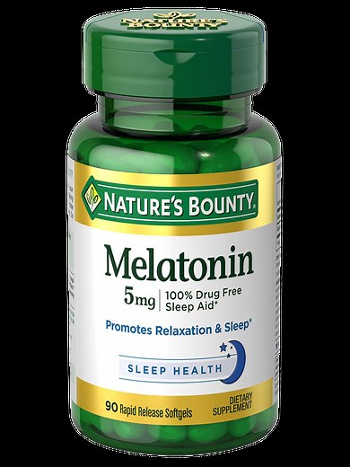 Melatonin 5 mg Tablets – Nature's Bounty