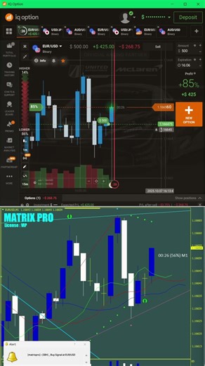 🔰Smart Trading with 💎 MATRIX PRO 💎 #binaryindicator #mt4indicator #nonrepaintindicator #trading‼️