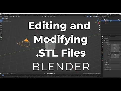 How to Open and Modify STL Files in Blender
