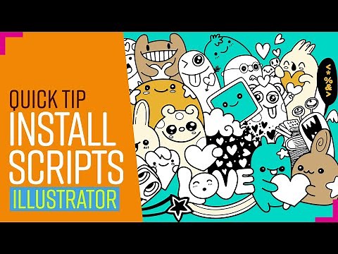 How to install Illustrator Scripts Quickly!