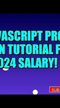 JavaScript PRO: 5 MIN Tutorial for 2024 Salary! 🤯