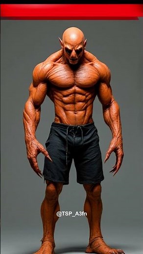 Alien Transformation Tentacle Claws and Muscular Body