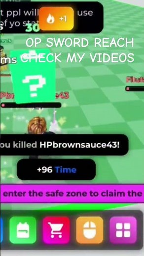 OP SWORD REACH SCRIPT #swordfighting #roblox #scripts #hacks #robloxhackscript #robloxhacks #phonk