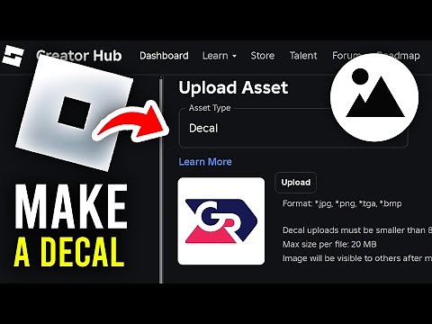 How To Make A Decal In Roblox - Full Guide