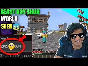 Beast Boy Shub World Seed | How To Enter Beast Boy Shub Minecraft World Server | Full Proof Trick