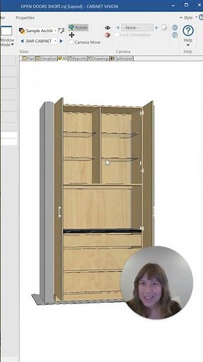 Opening Doors & Drawers for Detailed 3Ds in Cabinet Vision!