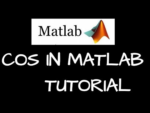 Plot cosine wave in matlab | Cos Matlab tutorial